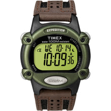 Timex Expedition Men's Chrono Alarm Timer - Green/Black/Brown | T48042