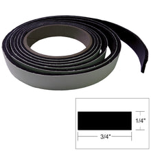 TACO Hatch Tape - 8'L x ¼"H x ¾"W - Black | V30-0748B8-2