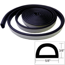 TACO Weather Seal - 10'L x ⅜"H x ⅝"W - Black | V30-0109B10-1