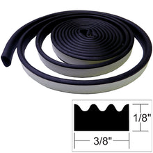 TACO Weather Seal - 10'L x ⅛"H x ⅜"W - Black | V30-0113B10-1