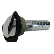 Perko Gas Tank Vent w/Splash Guard - Chrome Plated Zinc - ⅝" Hose | 0506DP4CHR