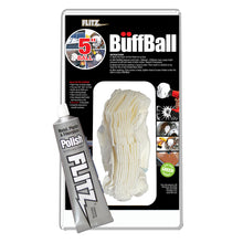 Flitz Buff Ball - Large 5" - White w/1.76oz Tube Flitz Polish | PB 101-50