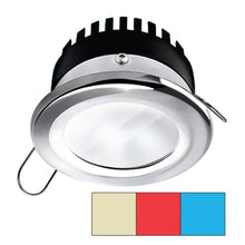 i2Systems Apeiron™ Pro A503 - 3W - Round -Cool White/Red/Blue - Round - Chrome Finish | A503-11AAG-HE