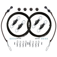 Rupp Double Rigging Kit w/Nok-Outs - 320' Black Mono | CA-0026-MO
