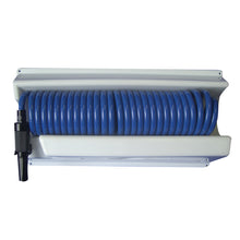 Whitecap 25' Blue Coiled Hose w/Mounting Case | P-0443
