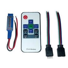 Lunasea Multifunction Indoor RGB LED Controller w/Buttons & RF Remote 5/12/24 VDC | LLB-45AR-08-02