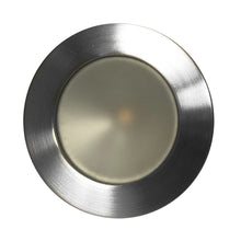 Lunasea Gen 3 Indoor/Outdoor Recessed 3.5” LED Light - 2700K 85 CRI Dimmable COB LED - Warm White/Brushed SS Bezel | LLB-46WW-3A-BN
