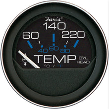 Faria Coral 2" Cylinder Head Temperature Gauge (60-120° F) w/Sender | 13009