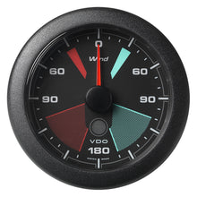 Veratron 3-3/8" (85MM) OceanLink® Apparent/True Wind Angle Gauge - Black Dial & Bezel | A2C1957400001