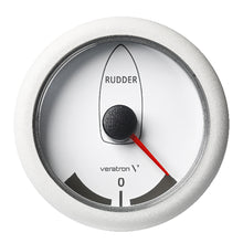 Veratron 3-3/8" (85MM) ViewLine Rudder Angle Indicator -45°/+45° - 8 to 32V - White Dial & Bezel | A2C59512411