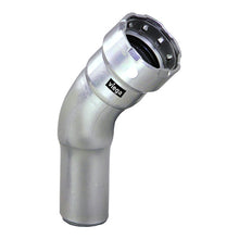 Viega MegaPress 1-1/2" 45° Stainless Steel 304 Elbow Street - Press Connection - Smart Connect Technology | 95095