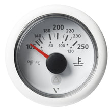 Veratron 52 MM (2-1/16") ViewLine Temperature Gauge 105°F to 250°F - White Dial/Bezel | A2C59514241