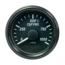 VDO SingleViu 52mm (2-1/16") Exhaust Gas Temp. Gauge - 1000°C | A2C3833050030