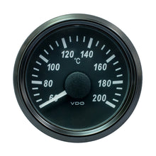 VDO SingleViu 52mm (2-1/16") Cylinder Temp. Gauge - 200°C - 471-14 Ohm | A2C3833520030