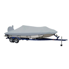 Carver Sun-DURA® Extra Wide Series Styled-to-Fit Boat Cover f/21.5 Aluminum Modified V Jon Boats - Grey | 71421XS-11