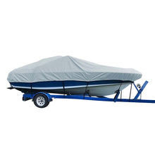 Carver Sun-DURA® Styled-to-Fit Boat Cover f/24.5 V-Hull Low Profile Cuddy Cabin Boats w/Windshield & Rails - Grey | 77724S-11