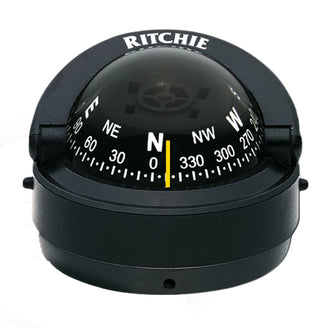 Ritchie S-53 Explorer Compass - Surface Mount - Black | S-53