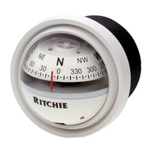 Ritchie V-57W.2 Explorer Compass - Dash Mount - White | V-57W.2