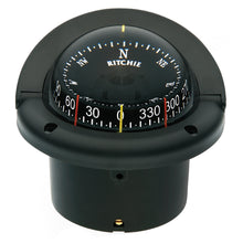 Ritchie HF-743 Helmsman Combidial Compass - Flush Mount - Black | HF-743