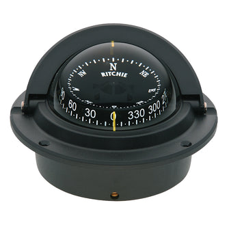 Ritchie F-83 Voyager Compass - Flush Mount - Black | F-83