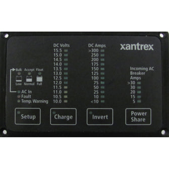 Xantrex Heart FDM-12-25 Remote Panel, Battery Status & Freedom Inverter/Charger Remote Control | 84-2056-01