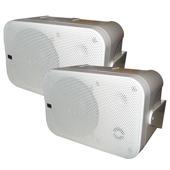 Poly-Planar MA-9060 100 Watt Box Speakers - White | MA9060W