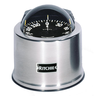 Ritchie SP-5-C GlobeMaster Compass - Pedestal Mount - Stainless Steel - 12V - 5 Degree Card | SP-5-C