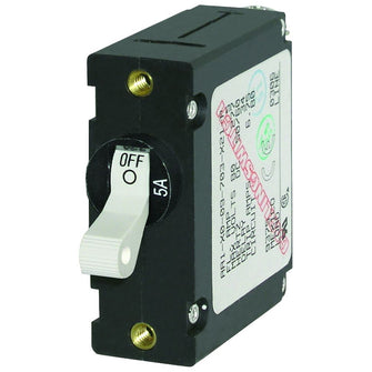 Blue Sea 7202 AC/DC Single Pole Magnetic World Circuit Breaker - 5AMP | 7202