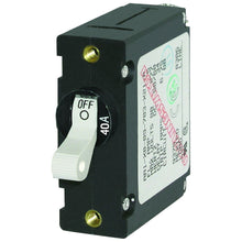 Blue Sea 7226 AC/DC Single Pole Magnetic World Circuit Breaker - 40AMP | 7226