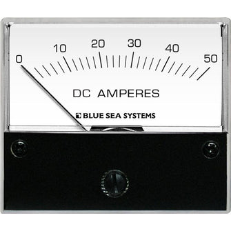 Blue Sea 8022 DC Analog Ammeter - 2-3/4 Face, 0-50 AMP DC | 8022