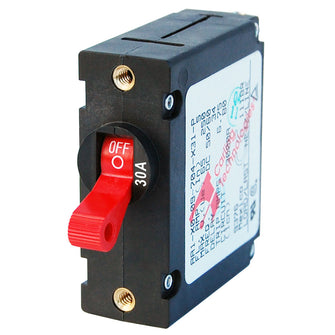 Blue Sea 7221 AC / DC Single Pole Magnetic World Circuit Breaker - 30 Amp | 7221