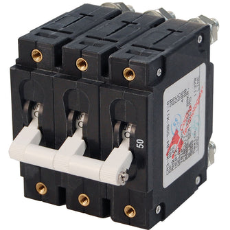 Blue Sea 7287 C-Series Triple Pole Circuit Breaker - 50A | 7287