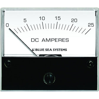 Blue Sea 8005 DC Analog Ammeter - 2-3/4" Face, 0-25 Amperes DC | 8005