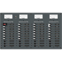 Blue Sea 8095 AC Main +8 Positions / DC Main +29 Positions Toggle Circuit Breaker Panel  (White Switches) | 8095