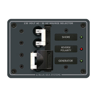 Blue Sea 8132 AC Toggle Source Selector (230V) - 2 Sources | 8132