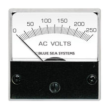 Blue Sea 8245 AC Analog Micro Voltmeter - 2" Face, 0-250 Volts AC | 8245