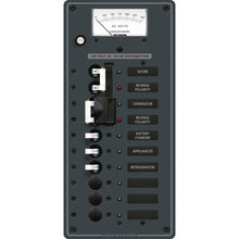 Blue Sea 8489 Breaker Panel - AC 2 Sources + 6 Positions - White | 8489