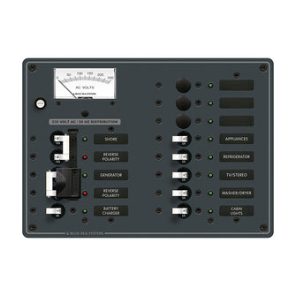 Blue Sea 8562 AC Toggle Source Selector (230V) - 2 Sources + 9 Positions | 8562