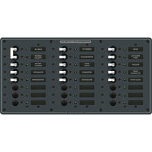 Blue Sea 8565 Breaker Panel - AC Main + 22 Positions (European) - White | 8565