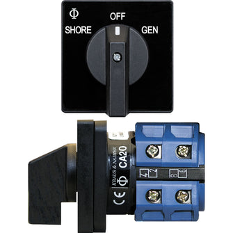 Blue Sea 9009 Switch, AC 120VAC 32A OFF +2 Position | 9009