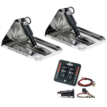 Lenco 17" x 12" Extreme Duty Performance Trim Tab Kit w/LED Indicator Switch Kit 12V | RT17X12XDI