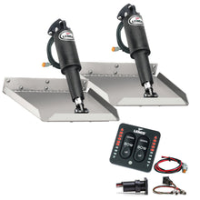 Lenco 9" x 9" Edgemount Trim Tab Kit w/LED Indicator Switch Kit 12V | TT9X9EI