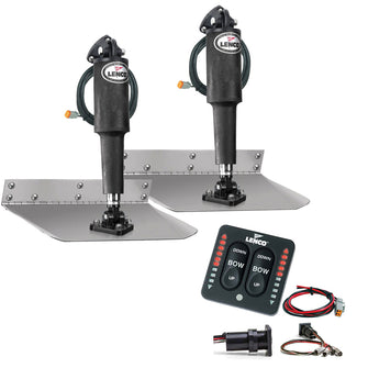 Lenco 9" x 18" Standard Trim Tab Kit w/LED Indicator Switch Kit 12V | TT9X18I