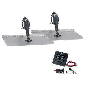 Lenco 12"x12" Standard Trim Tab Kit w/Standard Integrated Switch 12V | 15105-102