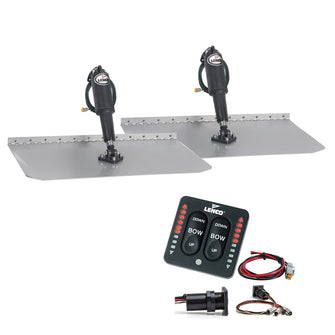 Lenco 12" x 18" Standard Trim Tab Kit w/LED Indicator Switch Kit 12V | TT12X18I