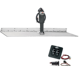 Lenco 12" x 18" Super Strong Trim Tab Kit w/Standard Tactile Switch Kit 12V | TT12X18SS