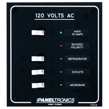 Paneltronics Standard AC 3 Position Breaker Panel & Main w/LEDs | 9972313B