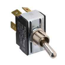 Paneltronics DPDT (ON)/OFF/(ON) Metal Bat Toggle Switch - Momentary Configuration | 001-014