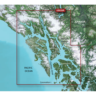 Garmin BlueChart g3 Vision HD - VUS026R - Wrangell/Juneau/Sitka - microSD&trade;/SD | 010-C0727-00