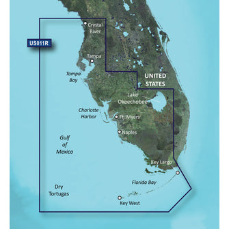 Garmin BlueChart g3 Vision HD - VUS011R - Southwest Florida - microSD&trade;/SD | 010-C0712-00